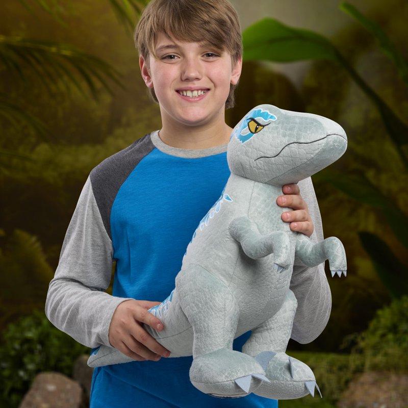 Jurassic World Extra Large Plush Blue 16-inch Dinosaur Stuffed Animal