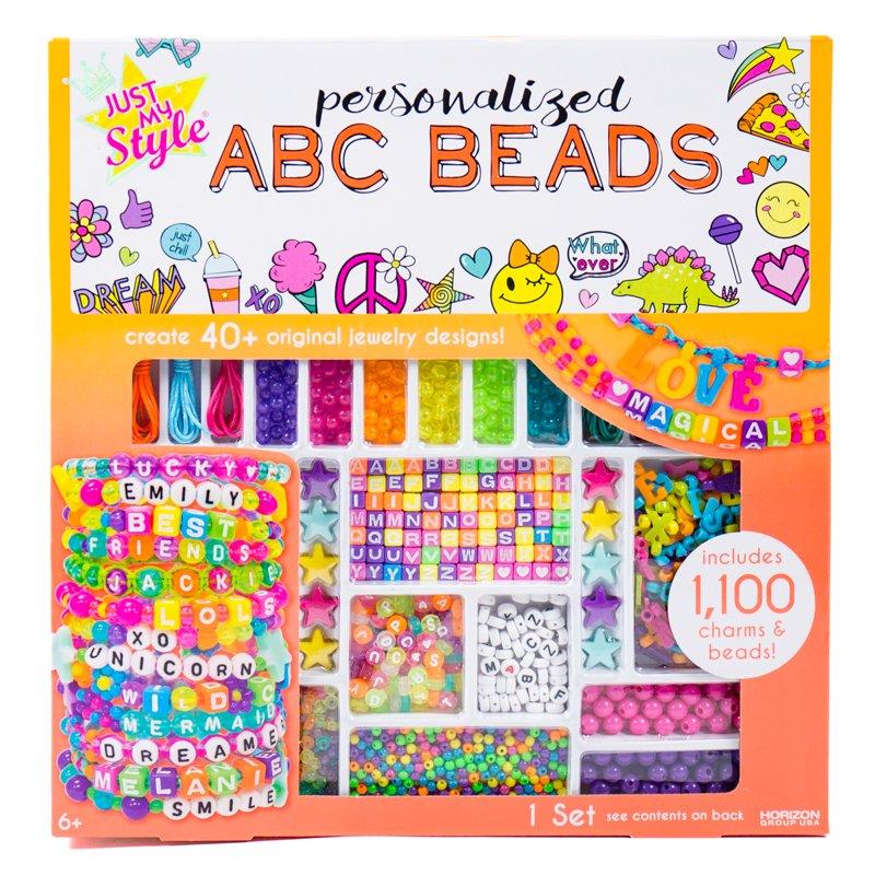 Just My Style Personalized ABC Beads Includes 1000+ Beads
