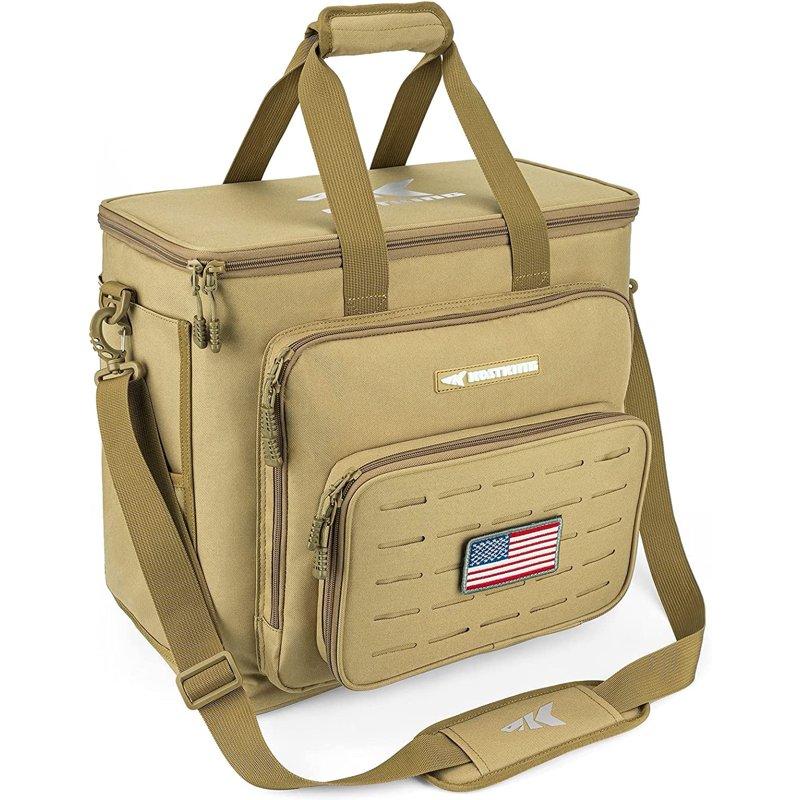KastKing Fishing Tackle Bags - Water Resistant Material - Fishing Gear Storage -Karryall Large Khaki
