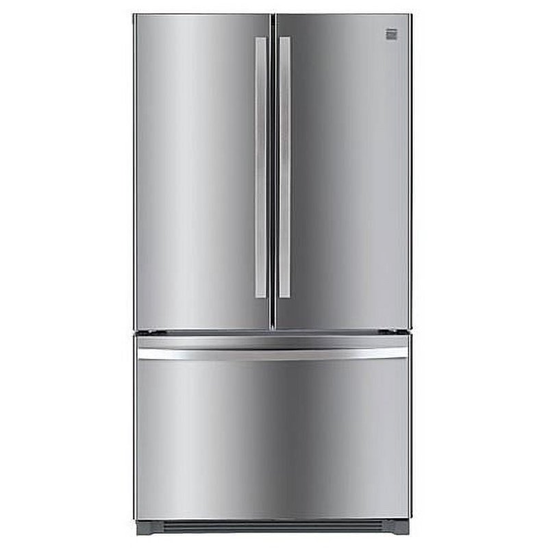 Kenmore 20.3 Cu. ft. Capacity Counter-Depth French Door Refrigerator and Freezer with Ice Maker Stainless Steel