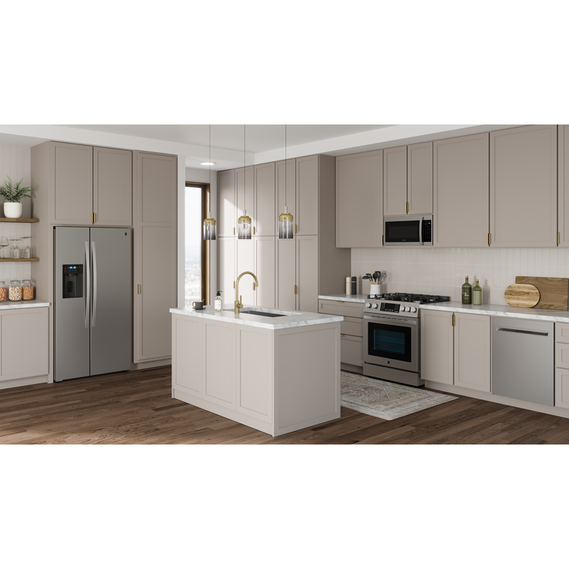 Kenmore 20 Cu. Ft. 36-inch Depth Side-by-Side ENERGY STAR® Refrigerator/Freezer Stainless Steel