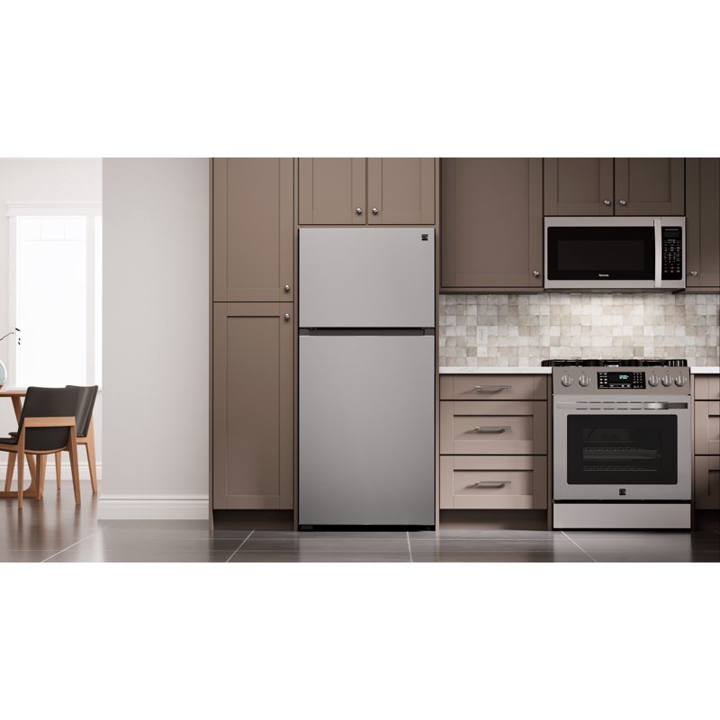 Kenmore 30-inch 18.1 Cu. Ft. Capacity ENERGY STAR® Standard Refrigerator/Freezer Stainless Steel