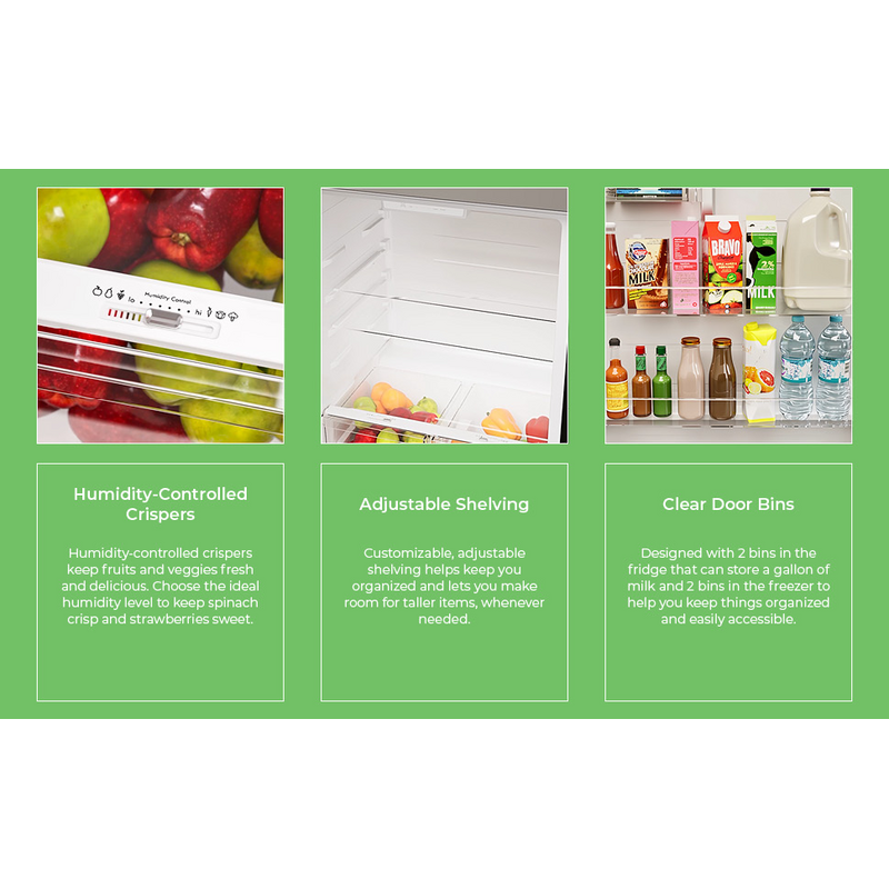 Kenmore 33-inch 20.5 Cu. Ft. Capacity ENERGY STAR® Standard Refrigerator/Freezer White