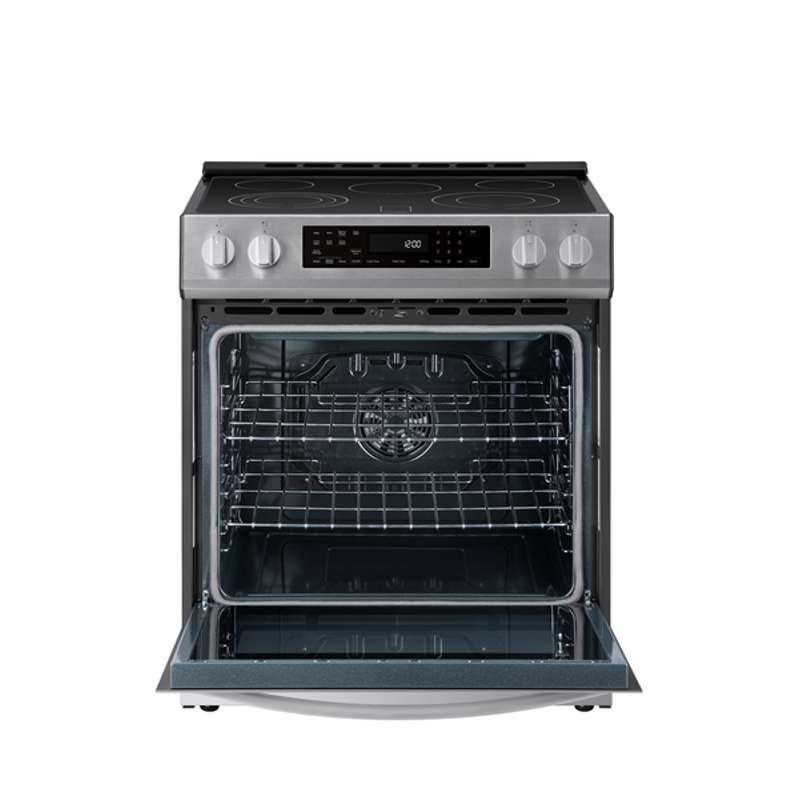 Kenmore 5.6 Cu. Ft. Front-Control 5 Element Electric Range Stove 240 Volts With Dual Ring Elements Steam Clean Precision Set Controls