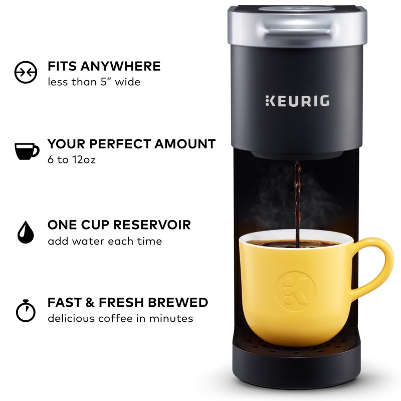 Keurig K-Mini Single Serve K-Cup Pod Coffee Maker Black