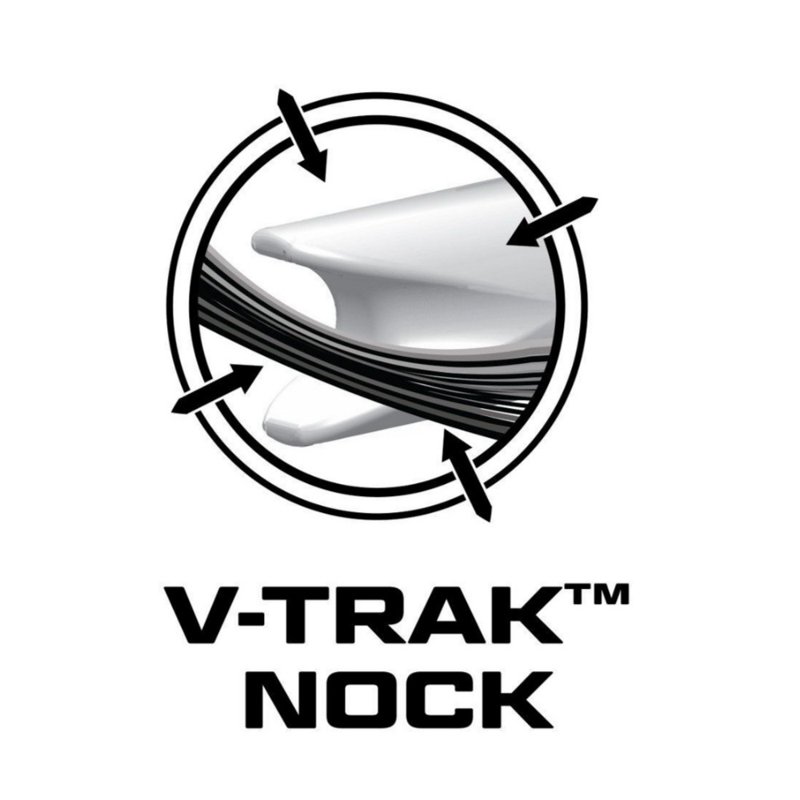 Killer Instinct HYPR-V 20-Inch Crossbow Bolts With 3-Inch Vanes 390 Grains V-Track Nocks And Carbon Construction (Black 6-Pack)