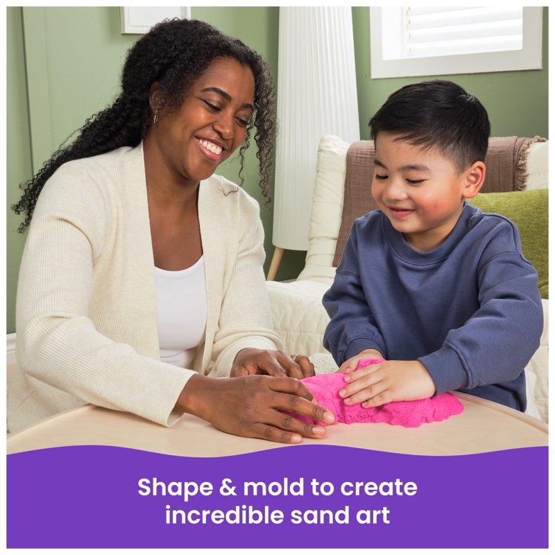 Kinetic Sand 2lb Crystal Pink Shimmer Play Sand (Packaging May Vary)