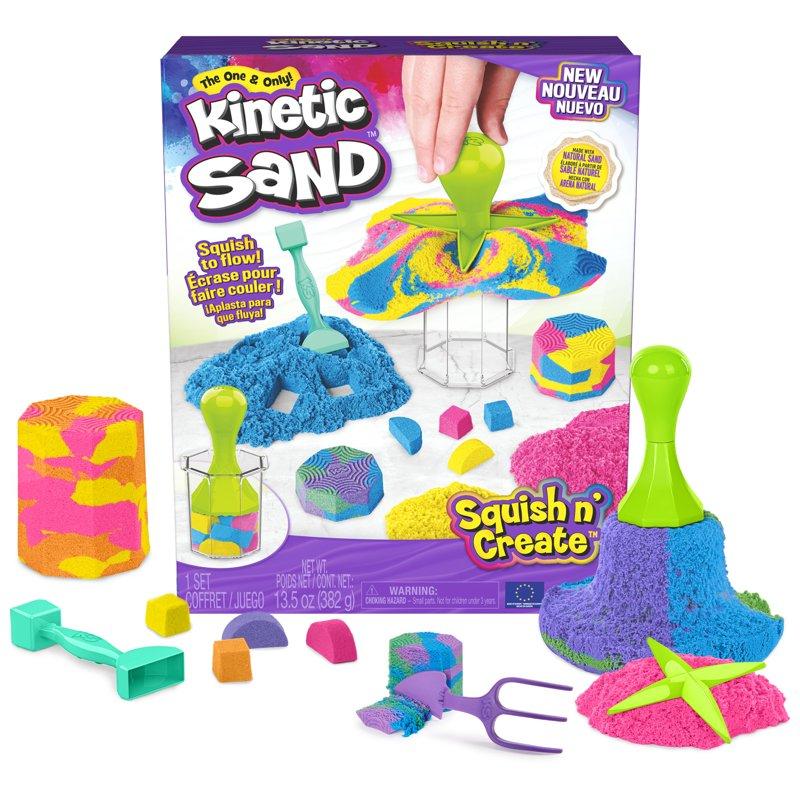 Kinetic Sand Squish N’ Create Sensory Toy Playset