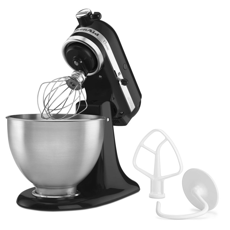 KitchenAid Classic Series 4.5-Quart Tilt-Head Stand Mixer Onyx Black K45SSOB