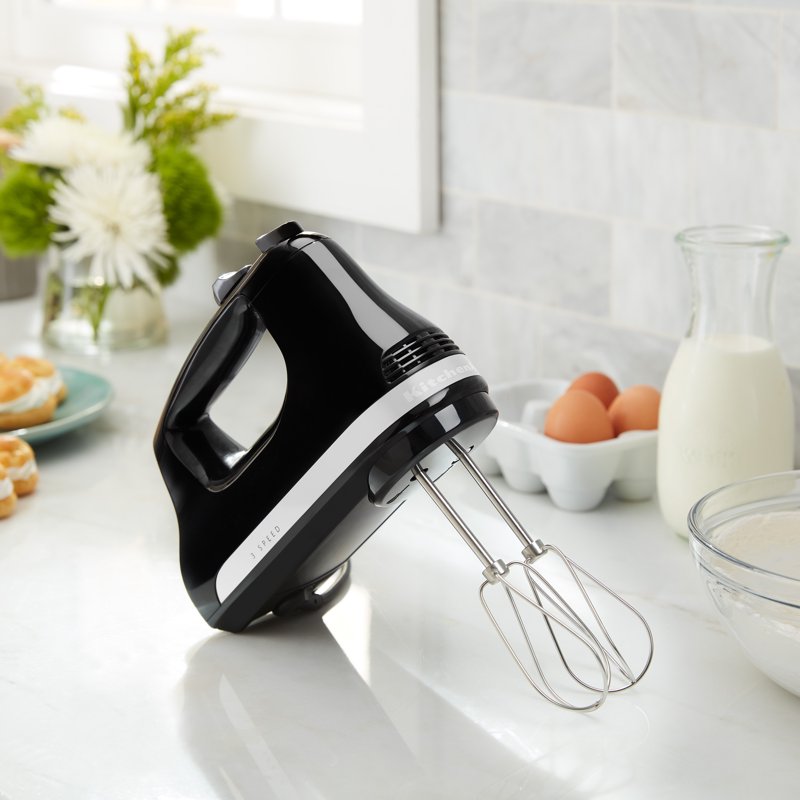KitchenAid Ultra Power 3-Speed Hand Mixer Black KHM312OB