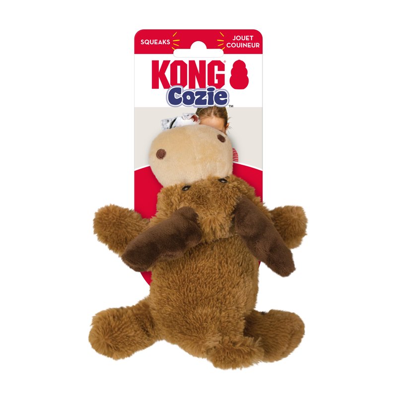 KONG® Cozie™ Marvin The Moose Dog Toy Small