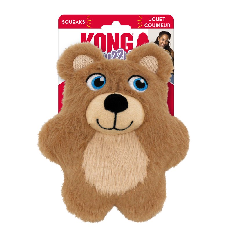 KONG® Snuzzles Teddy Bear Plush Dog Toy Small