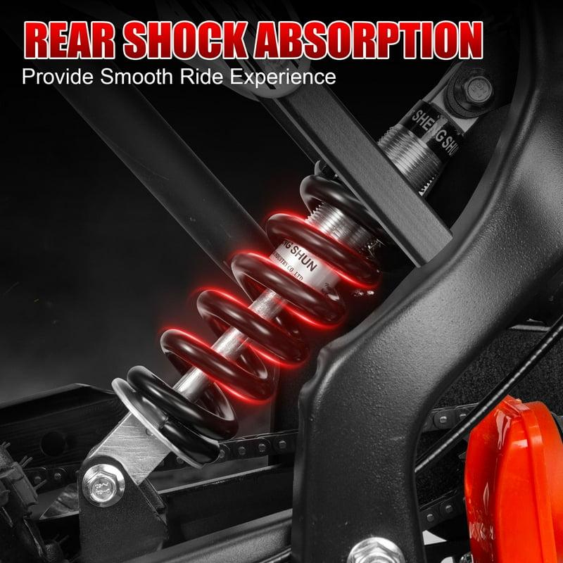 Ktoebyco 49cc Kids Dirt Bike Gasoline Powered 2-Stroke Mini Motorcycle 1-Seater 1.5L Fuel Capacity Red