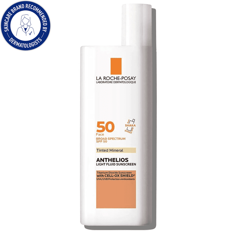 La Roche-Posay Anthelios Tinted Mineral Fluid Sunscreen for Face SPF 50 1.7 fl oz