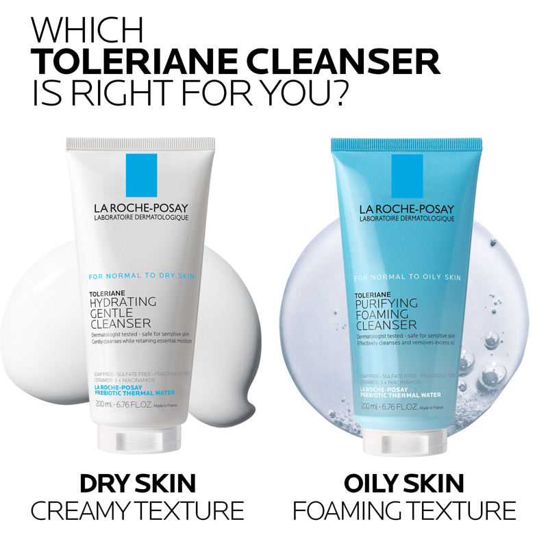 La Roche-Posay Toleriane Hydrating Gentle Face Cleanser 6.76 Fl Oz