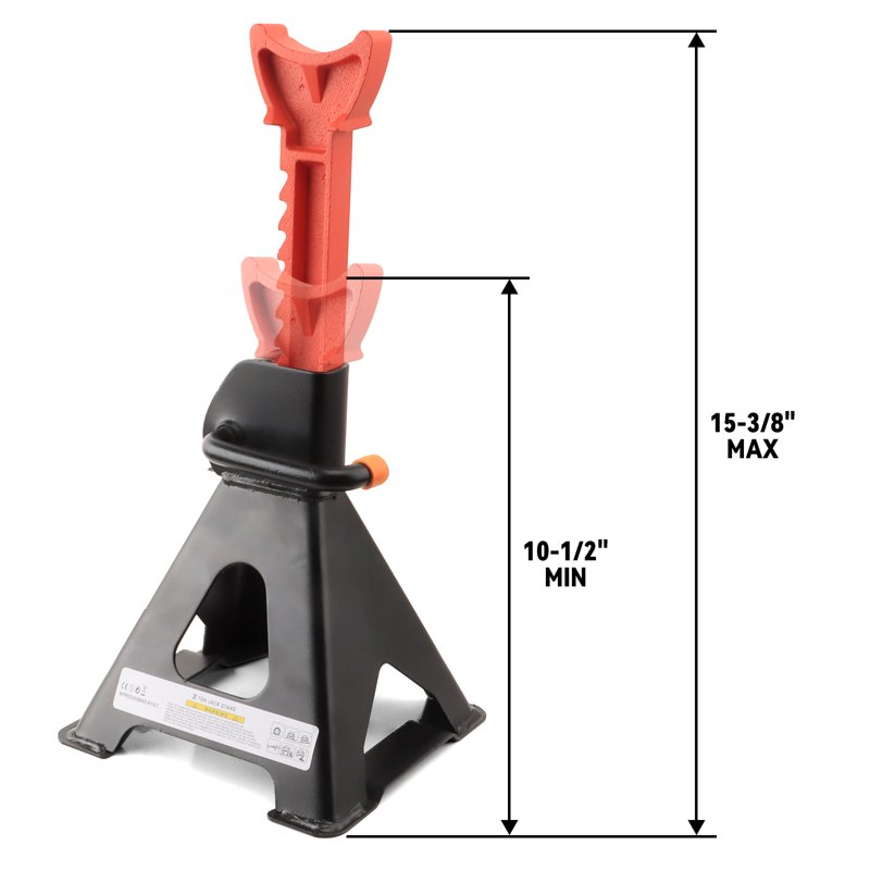 Lafati Jack Stands 2 Ton(4 400 LBs) Lifting Car Stand Fit Use For Cars Automotive Sedans 2 Pack
