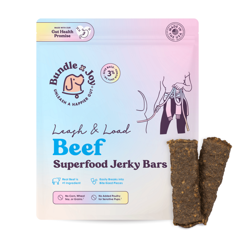 Leash & Load Beef Superfood Jerky Bars 16oz