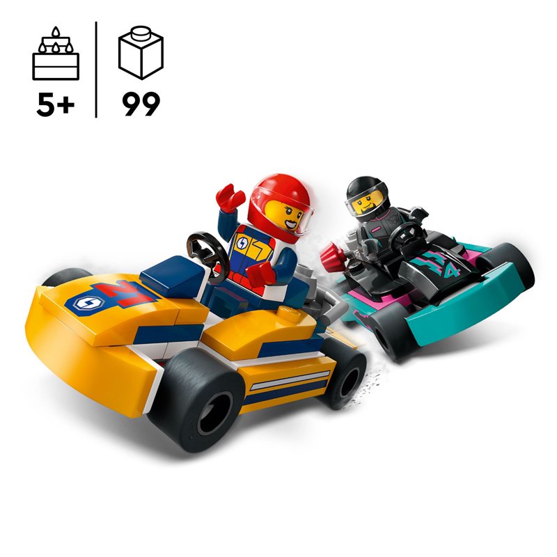 LEGO City Built For Speed Gift Set: Building Toy For Kids Ages 5+ - 4 Sets In 1 Including 7 Minifigures And Vehicles - Perfect Gift For Young Racing Fans - 66803