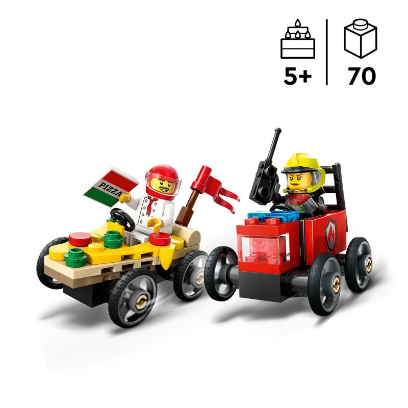 LEGO City Built For Speed Gift Set: Building Toy For Kids Ages 5+ - 4 Sets In 1 Including 7 Minifigures And Vehicles - Perfect Gift For Young Racing Fans - 66803
