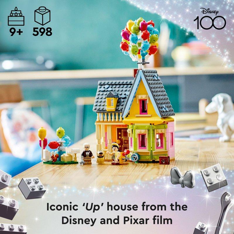 LEGO Disney And Pixar ‘Up’ House 43217 Disney 100 Celebration Classic Building Toy Set For Kids And Movie Fans Ages 9+ A Fun Gift For Disney Fans And Anyone Who Loves Creative Play