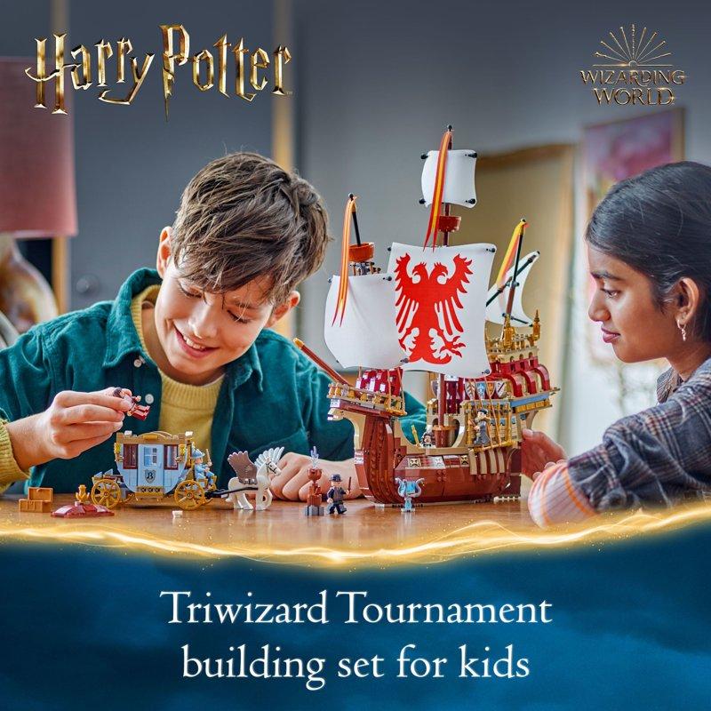 LEGO Harry Potter Triwizard Tournament: The Arrival Building Toy - Pretend Play Toy For Kids Boys & Girls Ages 10+ Years - Harry Potter Gifts For Fans - 76440