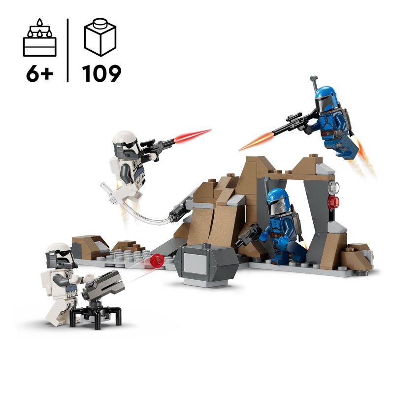 LEGO Star Wars: The Clone Wars & The Mandalorian Gift Set - Contains 3 Sets In 1 Box - Perfect Gift For Star Wars Fans Ages 7+ - 66804