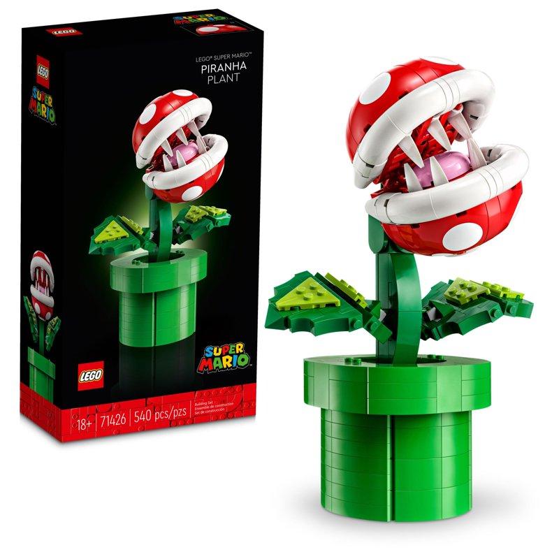 LEGO Super Mario Piranha Plant Building Sets For Adults - Mario Collectible For Men & Women Ages 18+ Years - Gift For Christmas - Bedroom Office Or Book Shelf Decor - 71426