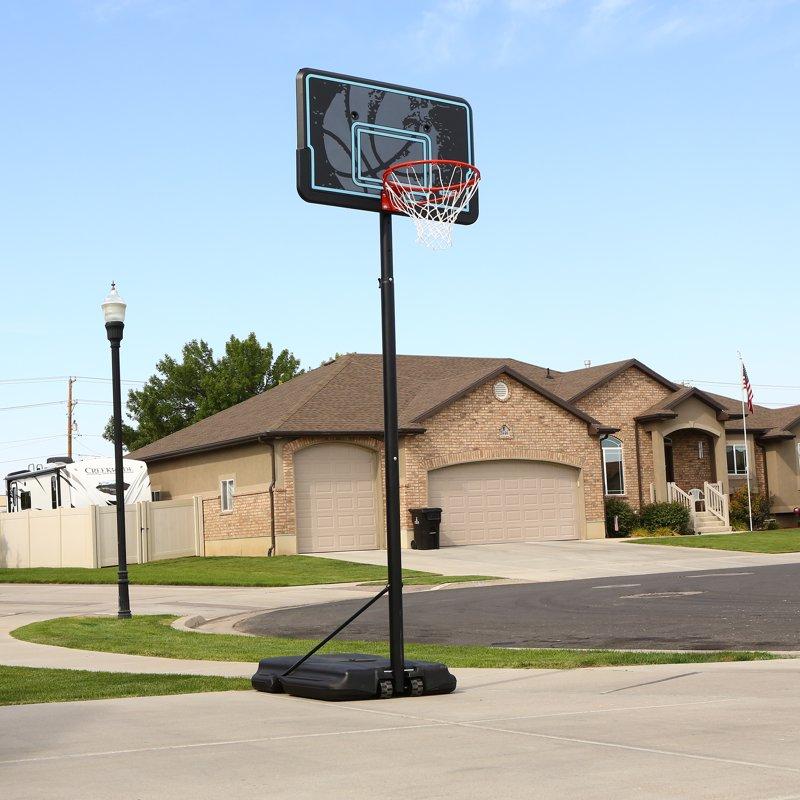 Lifetime 44-Inch Impact Portable Basketball Hoop With Telescoping Adjustment & Classic Rim – Model 90759-Outdoor Play