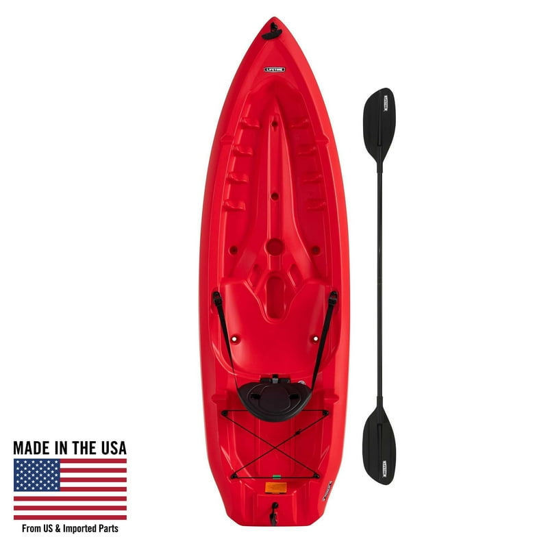 Lifetime Daylite 8 Ft Sit-on-Top Kayak Red (90775)