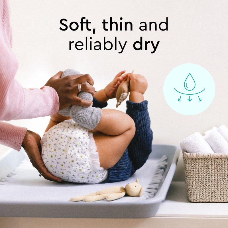 LILLYDOO Baby Diapers Skinfriendly Size 4 (20-31 Lbs) 150 Count (Select For More Options)