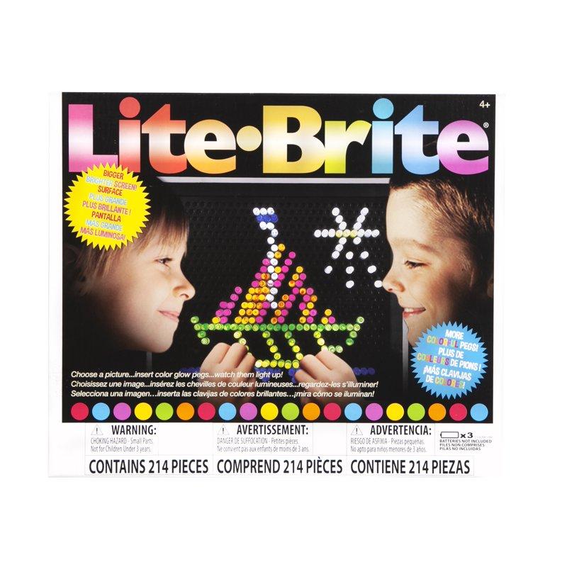 Lite-Brite Classic Bold & Bright Edition STEM and Unisex for Children Ages 4 and up