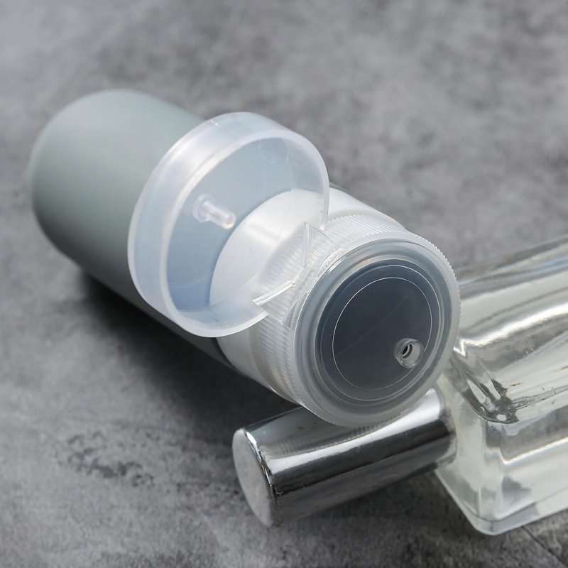 Livhil 16 Pcs Travel Bottles For Toiletries Leak Proof Refillable Travel Containers Travel Essentials Silicone Toiletry Bottles (Grey)