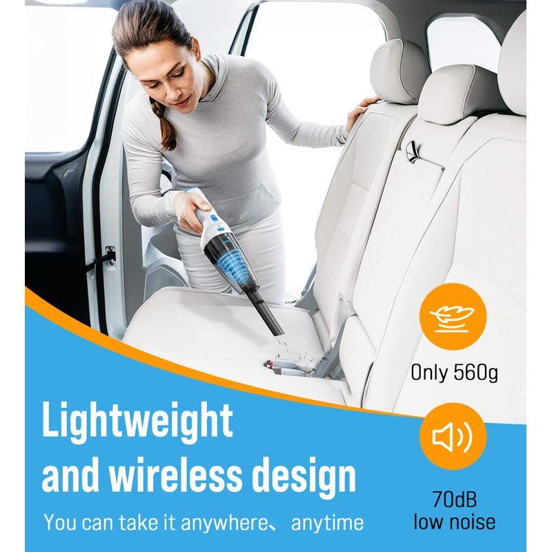 Loheer Handheld Vacuum Cordless 9.5KPA Hand Vacuum Cleaner Portable Lightweight For Home Car Pet New