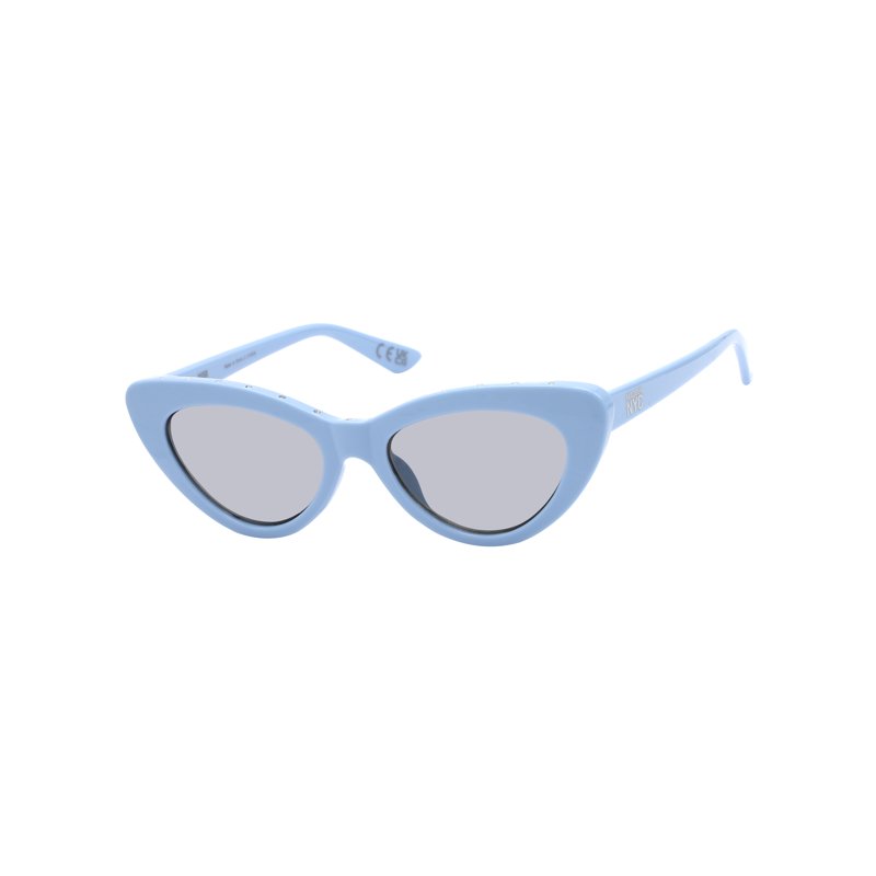 Madden NYC Women's Studded Cateye Sunglasses Blue