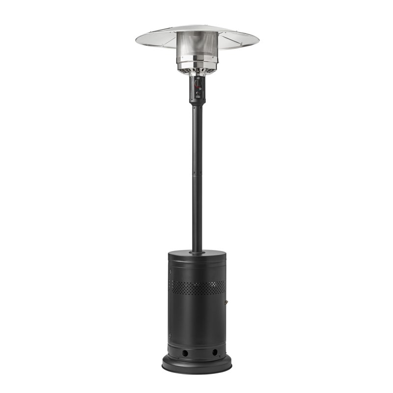 Mainstays 48 000 BTU Freestanding Metal Propane Patio Heater Black