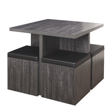 Mainstays 5-Piece Dexter Dining Room/Kitchen Set With Storage Ottoman