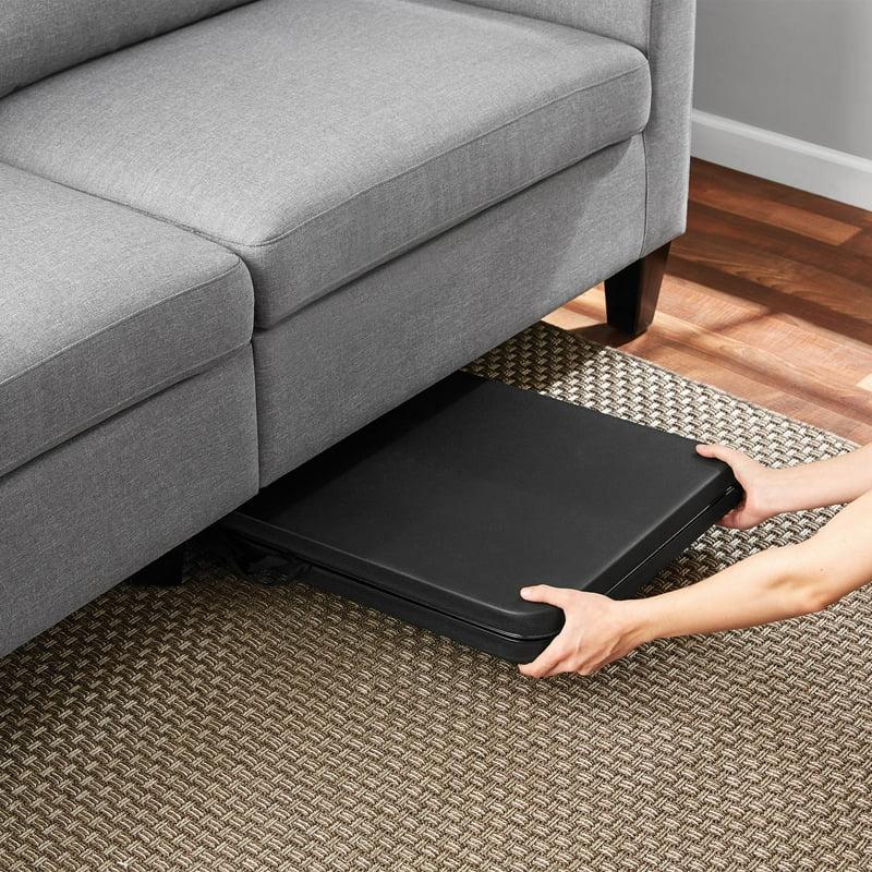 Mainstays 5 Piece Resin Card Folding Table And Four Folding Chairs Set Black