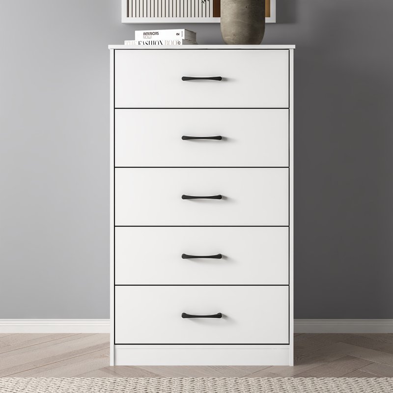 Mainstays Ardent 5 Drawer Dresser White