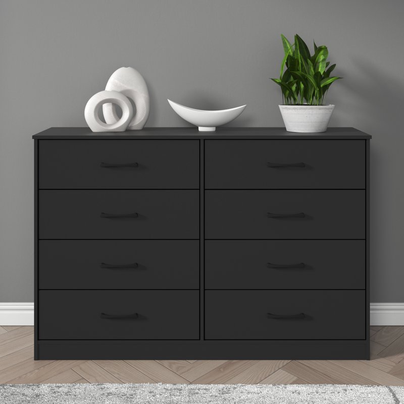 Mainstays Ardent 8 Drawer Dresser Black