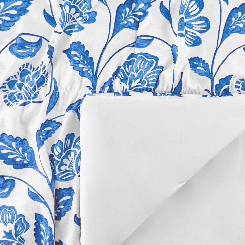 Mainstays By Becky G. & Alejandra White Floral Comforter Set With Sham Twin/Twin XL