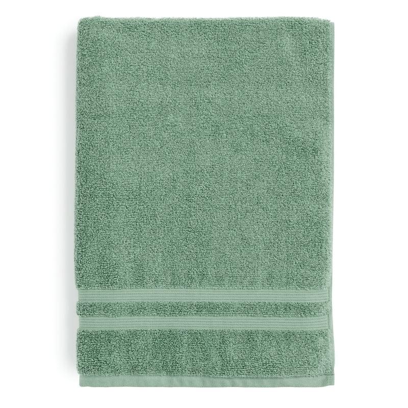 Mainstays Performance Solid Bath Sheet 30" x 62" Green Sage