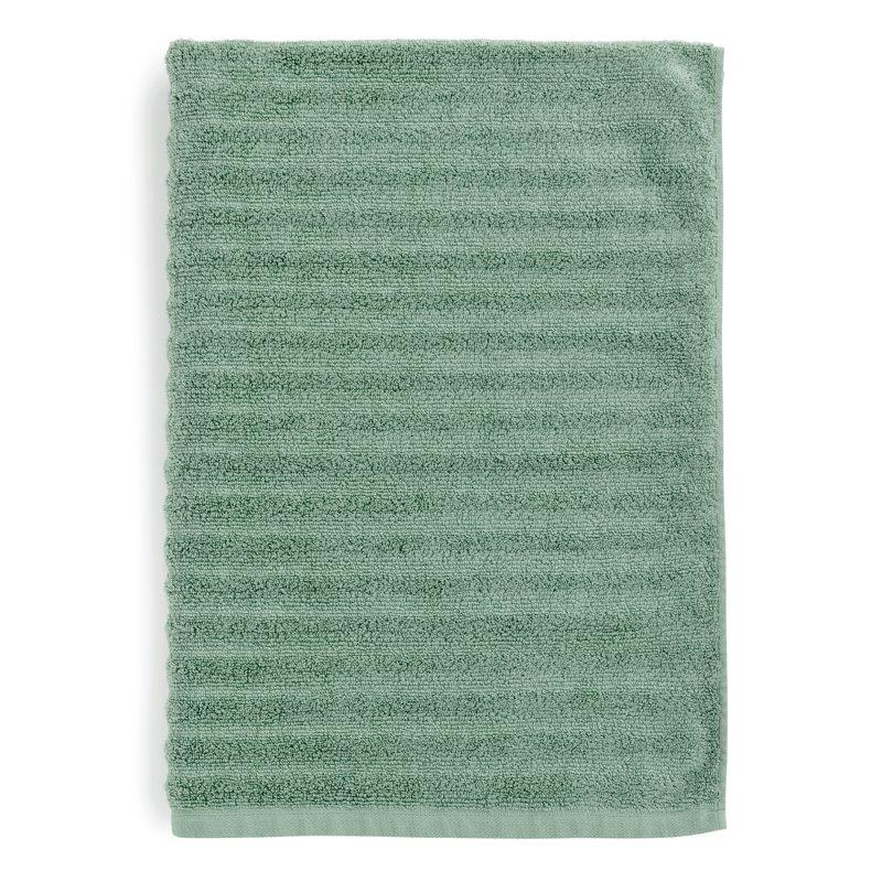 Mainstays Performance Textured Bath Sheet 30" x 62" Green Sage