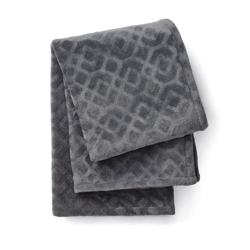 Mainstays Rich Black 5 Piece Damask Stripe Comforter Set King Adult Unisex