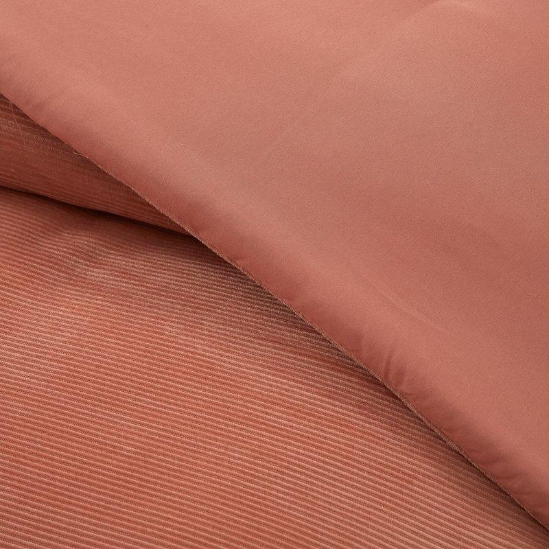 Mainstays Terracotta Corduroy Comforter For Adults And Teens Full/Queen