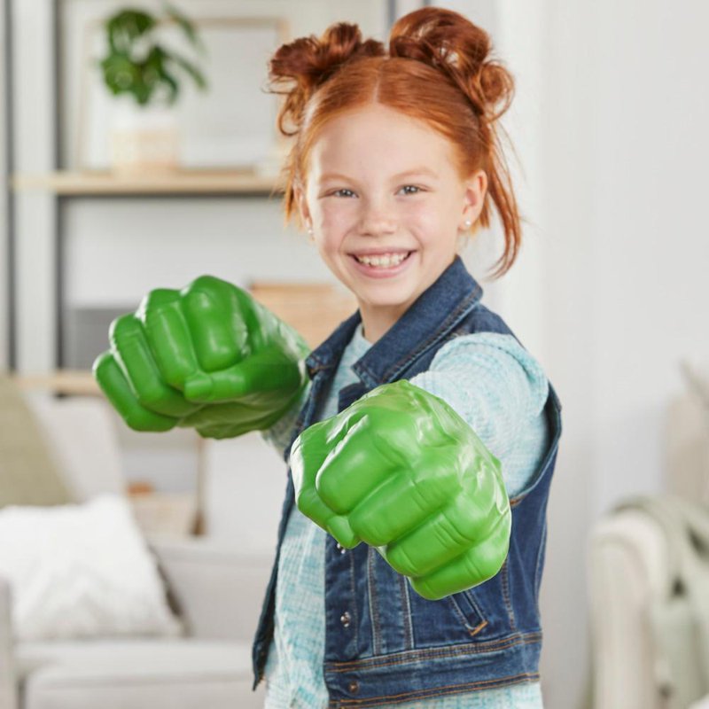 Marvel Avengers Hulk Gamma Smash Fists Role Play Toy For Kids Halloween Costume Accessory 5+