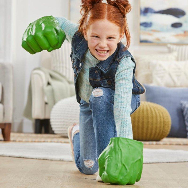 Marvel Avengers Hulk Gamma Smash Fists Role Play Toy For Kids Halloween Costume Accessory 5+