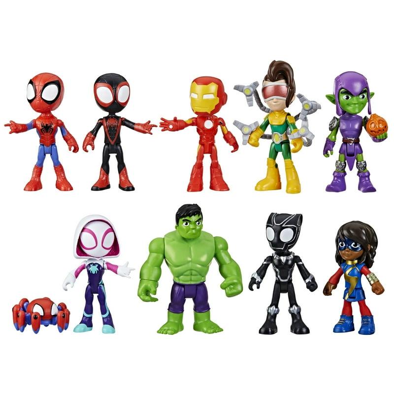 Marvel Spidey and his Amazing Friends Collection Pack Action Figures (4”/10 cm)