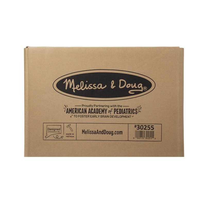 Melissa & Doug Kids Furniture Wooden Lift-Top Desk & Chair - Gray Grey