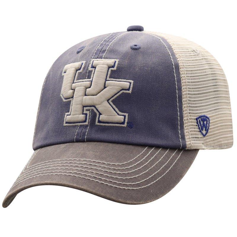 Men's Top of the World Royal/Gray Kentucky Wildcats Off Road Adjustable Trucker Hat