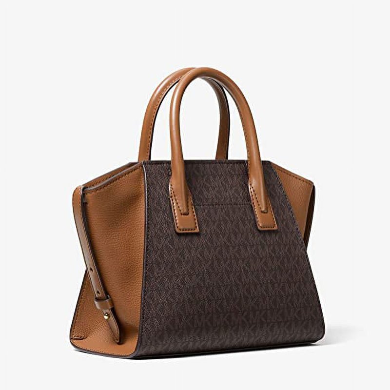 Michael Kors By Michael Kors Women's Faux Leather Satchel Brown